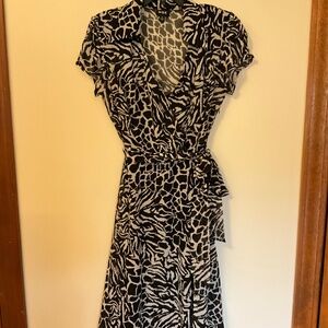 MSK Animal Print Dress
